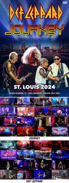 Photo1: DEF LEPPARD / JOUNREY - ST. LOUIS 2024 THE VIDEO 2DVDR [Shades 2050] (1)