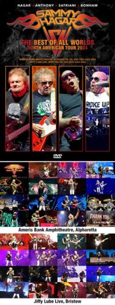 Photo1: SAMMY HAGAR - THE BEST OF ALL WORLDS: NORTH AMERICAN TOUR 2024 2DVDR [Shades 2049] (1)