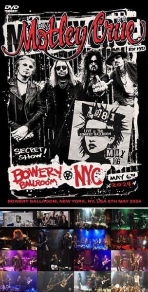 Photo1: MOTLEY CRUE - BOWERY BALLROOM 2024 DVDR [Shades 2051] (1)