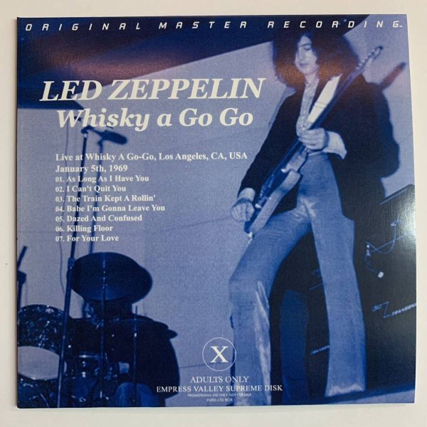 Photo4: LED ZEPPELIN - LIVE AT WHISKY A GO-GO!!! PRO USE ONLY CD [EMPRESS VALLEY ] ★★★STOCK ITEM / OUT OF PRINT / LAST ONE!★★★ (4)