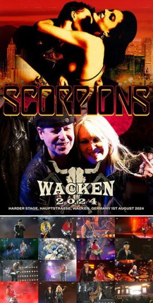 Photo1: SCORPIONS - WACKEN 2024 DVDR [Shades 2056] (1)