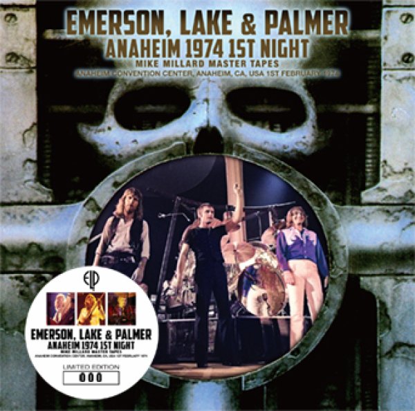 Photo1: EMERSON, LAKE & PALMER - ANAHEIM 1974 1ST NIGHT MIKE MILLARD MASTER TAPES 2CD [Virtuoso 523/524] (1)