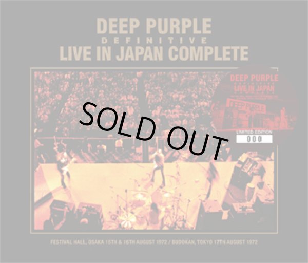 Photo1: DEEP PURPLE - DEFINITIVE LIVE IN JAPAN COMPLETE 6CD [Darker Than Blue 331/332/333/334/335/336] (1)