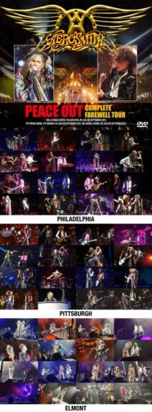 Photo1: AEROSMITH - PEACE OUT: COMPLETE FAREWELL TOUR 3DVDR [Shades 2070] (1)