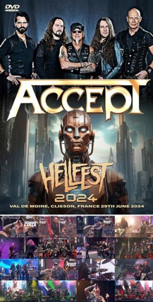 Photo1: ACCEPT - HELLFEST 2024 DVDR [Shades 2032] (1)