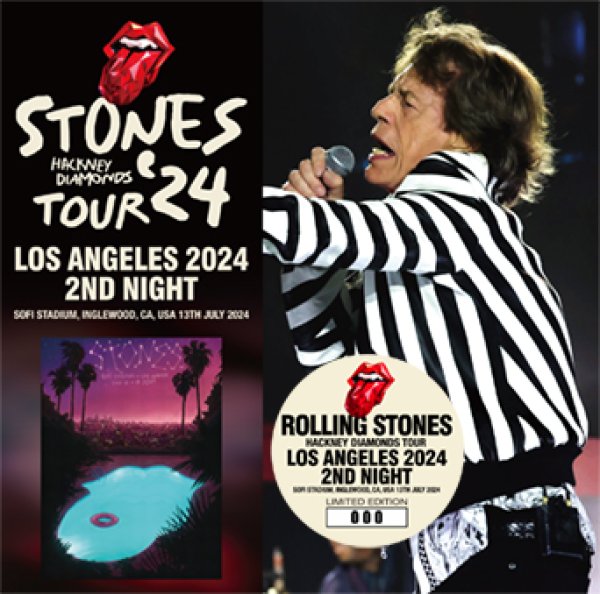 Photo1: THE ROLLING STONES - LOS ANGELES 2024 2ND NIGHT 2CD (1)