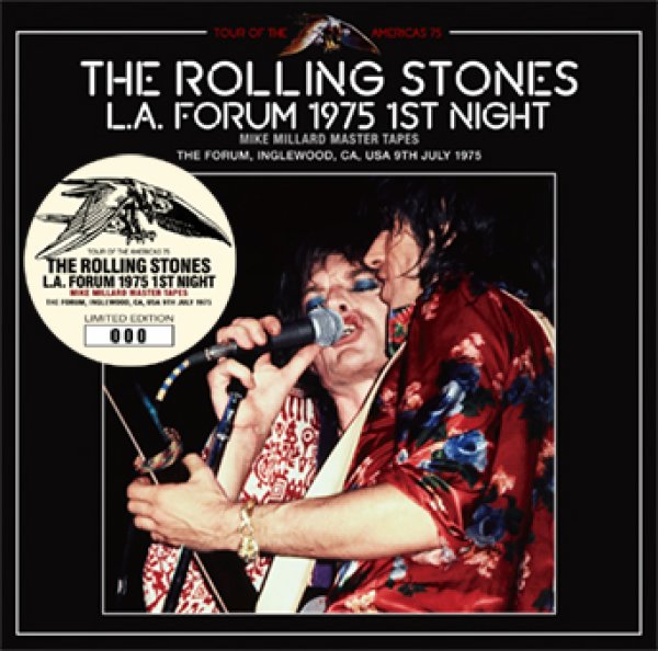 Photo1: THE ROLLING STONES - L.A. FORUM 1975 1ST NIGHT: MIKE MILLARD MASTER TAPES 2CD (1)