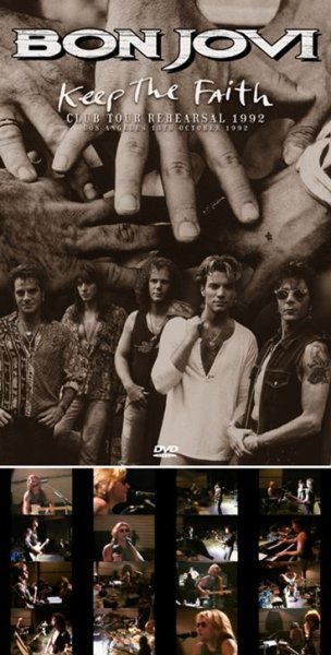 Photo1: BON JOVI - 'KEEP THE FAITH' CLUB TOUR REHEARSAL 1992 DVDR [Shades 2063] (1)