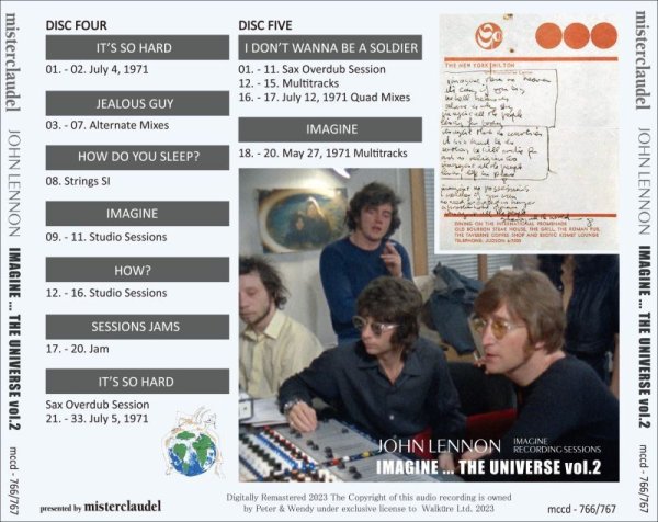Photo4: JOHN LENNON - IMAGINE ... THE UNIVERSE VOL.2 5CD [MISTERCLAUDEL] (4)