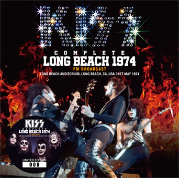 Photo1: KISS - COMPLETE LONG BEACH 1974 FM BROADCAST CD plus Bonus CDR "FRIED ALIVE!"* [ZODIAC 688] (1)