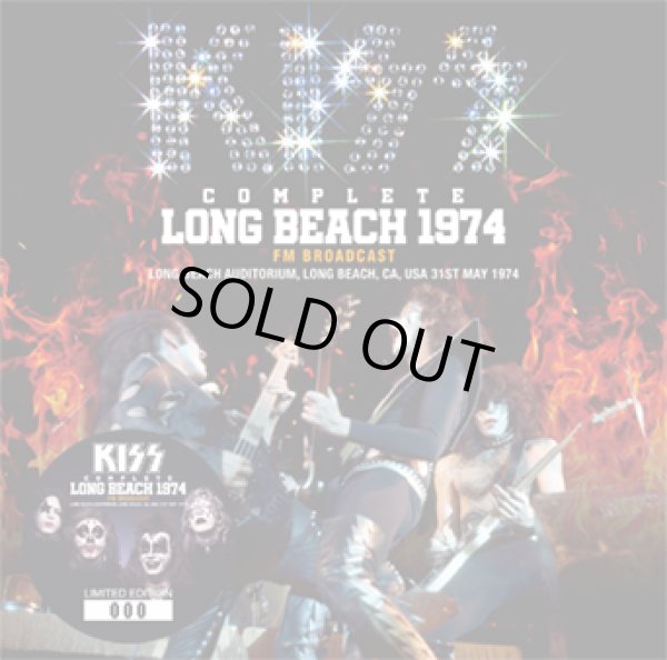 Photo1: KISS - COMPLETE LONG BEACH 1974 FM BROADCAST CD plus Bonus CDR "FRIED ALIVE!"* [ZODIAC 688] ★★★STOCK ITEM / HOT WINTER SALE★★★ (1)