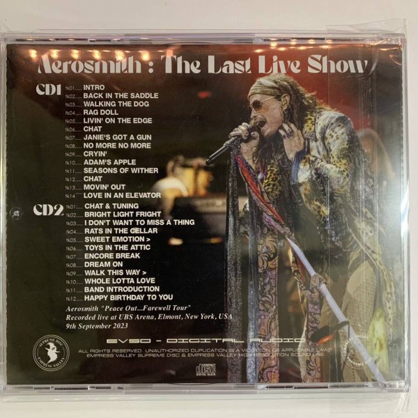 Photo2: AEROSMITH - THE LAST LIVE SHOW 2CD [EMPRESS VALLEY ] (2)