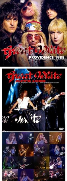 Photo1: GREAT WHITE - PROVIDENCE 1988 CDR + Ltd Bonus DVDR "RITZ 1988 [Shades 2074] (1)