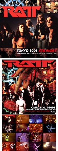 Photo1: RATT - TOKYO 1991 4TH NIGHT 2CDR + Ltd Bonus DVDR "OSAKA 1991" [Shades 2073] (1)