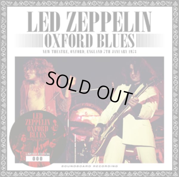 Photo1: LED ZEPPELIN - OXFORD BLUES 2CD ★★★STOCK ITEM / OUT OF PRINT / HOT SPRING SALE★★★ (1)