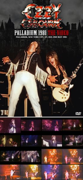 Photo1: OZZY OSBOURNE - PALLADIUM 1981 THE VIDEO DVDR [Shades 2068] (1)