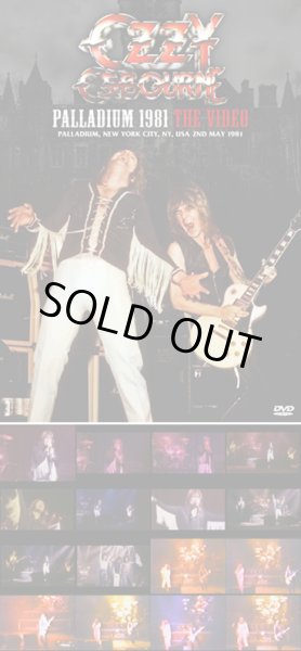 Photo1: OZZY OSBOURNE - PALLADIUM 1981 THE VIDEO DVDR [Shades 2068] ★★★STOCK ITEM / SPECIAL PRICE★★★ (1)