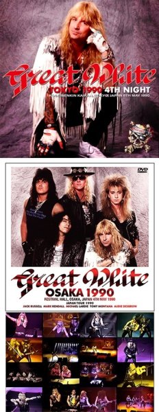 Photo1: GREAT WHITE - TOKYO 1990 4TH NIGHT 2CDR + Ltd Bonus DVDR "OSAKA 1990"  [Shades 2071] (1)