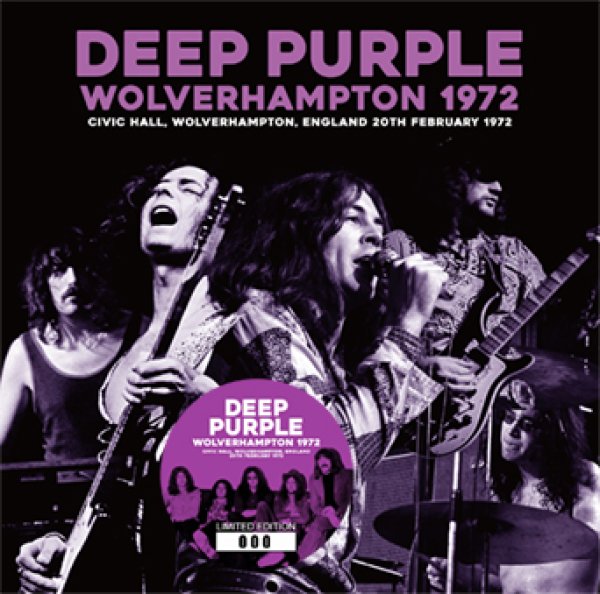 Photo1: DEEP PURPLE - WOLVERHAMPTON 1972 2CD [Darker Than Blue 337/338] (1)