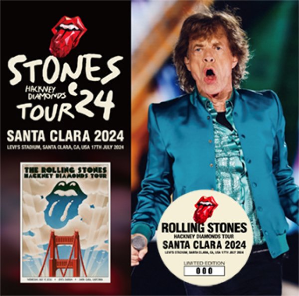 Photo1: THE ROLLING STONES - SANTA CLARA 2024 2CD (1)