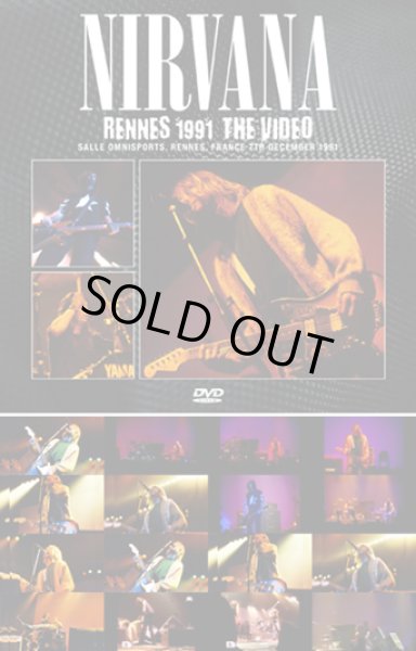 Photo2: NIRVANA - RENNES: 1991 PRE-FM CD plus Bonus DVDR "RENNES 1991: THE VIDEO" [ZODIAC 691] ★★★STOCK ITEM / OUT OF PRINT / HOT SPRING SALE★★★ (2)