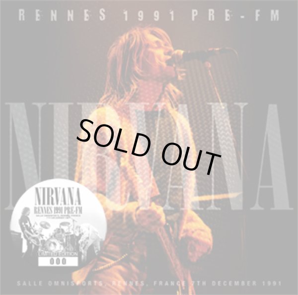 Photo1: NIRVANA - RENNES: 1991 PRE-FM CD plus Bonus DVDR "RENNES 1991: THE VIDEO" [ZODIAC 691] ★★★STOCK ITEM / OUT OF PRINT / HOT SPRING SALE★★★ (1)