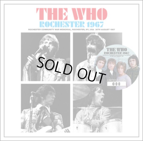 Photo1: THE WHO - ROCHESTER 1967 CD [Wardour-618] ★★★STOCK ITEM / HOT WINTER SALE★★★ (1)