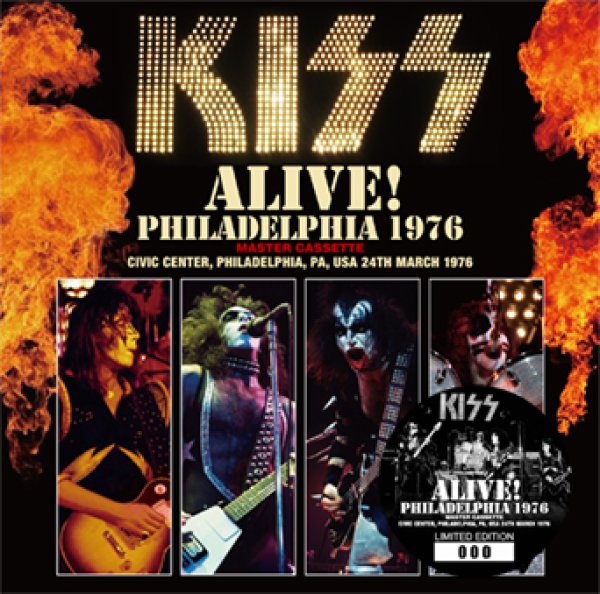 Photo1: KISS - ALIVE! PHILADELPHIA 1976 MASTER CASSETTE 2CD [ZODIAC 692] (1)