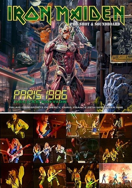 Photo1: IRON MAIDEN - PARIS 1986: DELUXE EDITION 2CDR + DVDR [Shades 2089] (1)