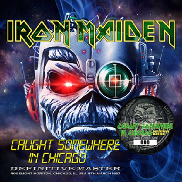 Photo1: IRON MAIDEN - CAUGHT SOMEWHERE IN CHICAGO: DEFINITIVE MASTER 2CD [ZODIAC 693] (1)