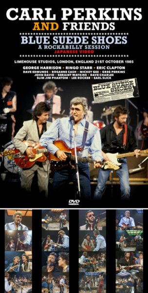 Photo1: CARL PERKINS & FRIENDS - BLUE SUEDE SHOES: A ROCKABILLY SESSION: JAPANESE VIDEO DVDR ERIC CLAPTON GEORGE HARRISON (1)