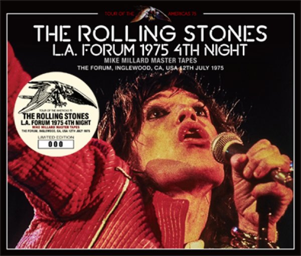 Photo1: THE ROLLING STONES - L.A. FORUM 1975 4TH NIGHT: MIKE MILLARD MASTER TAPES 3CD (1)