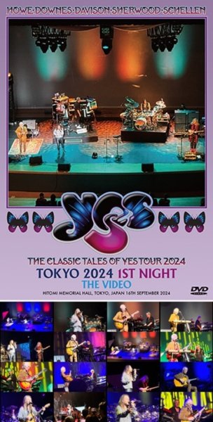 Photo1: YES - TOKYO 2024 1ST NIGHT: THE VIDEO DVDR [Amity 773] (1)