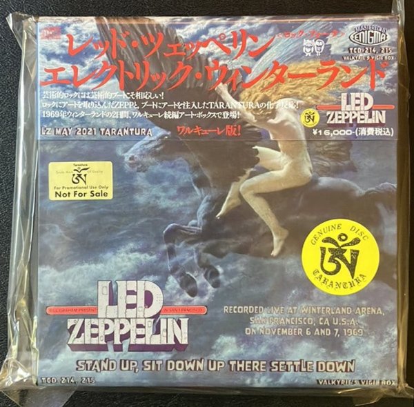 Photo1: LED ZEPPELIN - STAND UP, SIT DOWN UP THERE SETTLE DOWN 4CD Valkyrie BOX PROMOTIONAL USE ONLY [TARANTURA] ★★★STOCK ITEM / OUT OF PRINT / VERY RARE★★★ (1)