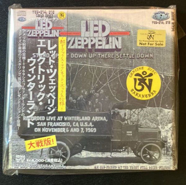 Photo1: LED ZEPPELIN - STAND UP, SIT DOWN UP THERE SETTLE DOWN 4CD War BOX PROMOTIONAL USE ONLY [TARANTURA] ★★★STOCK ITEM / OUT OF PRINT / VERY RARE★★★ (1)