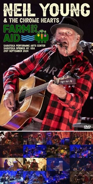 Photo1: NEIL YOUNG & THE CHROME HEARTS - FARM AID 2024 DVDR [Uxbridge 2336] (1)