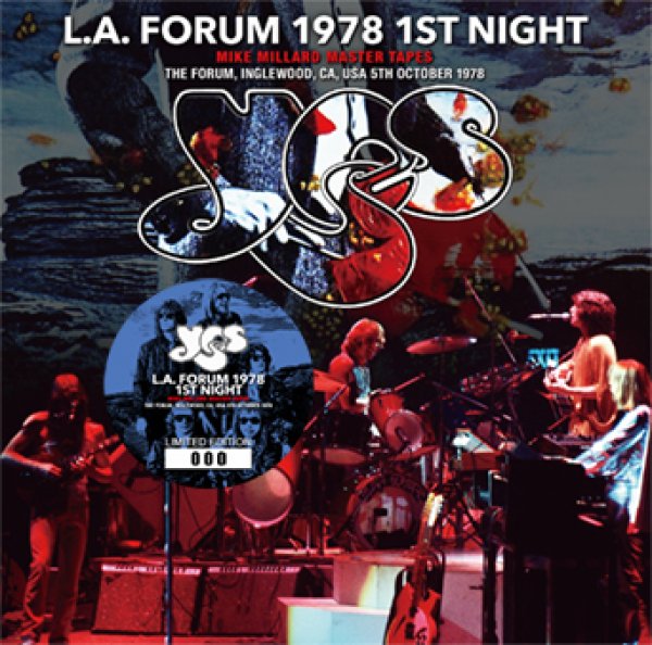 Photo1: YES - L.A. FORUM 1978 1ST NIGHT Mike Millard Master Tapes 2CD [Virtuoso 529/530] (1)