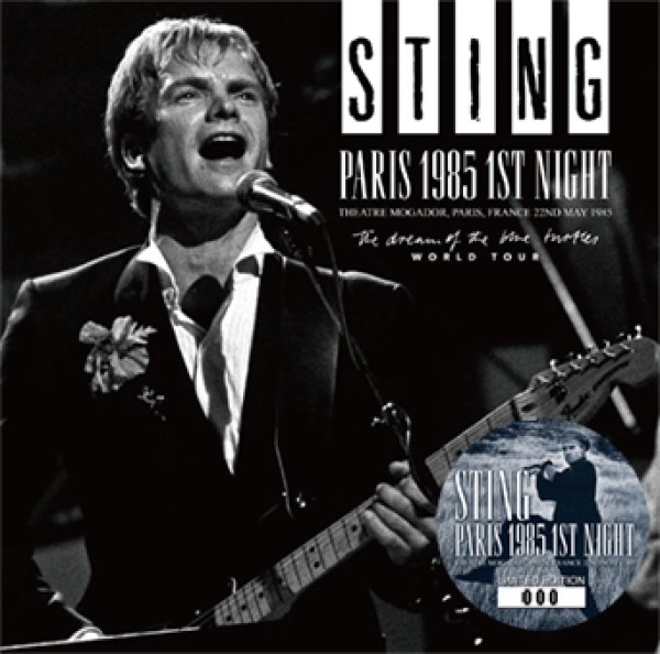 Photo1: STING - PARIS 1985 1ST NIGHT 2CD [Wardour-631] (1)