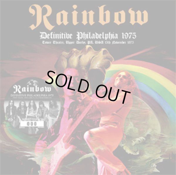 Photo1: RAINBOW - DEFINITIVE PHILADELPHIA 1975 CD [RISING ARROW-073] ★★★STOCK ITEM / HOT WINTER SALE★★★ (1)