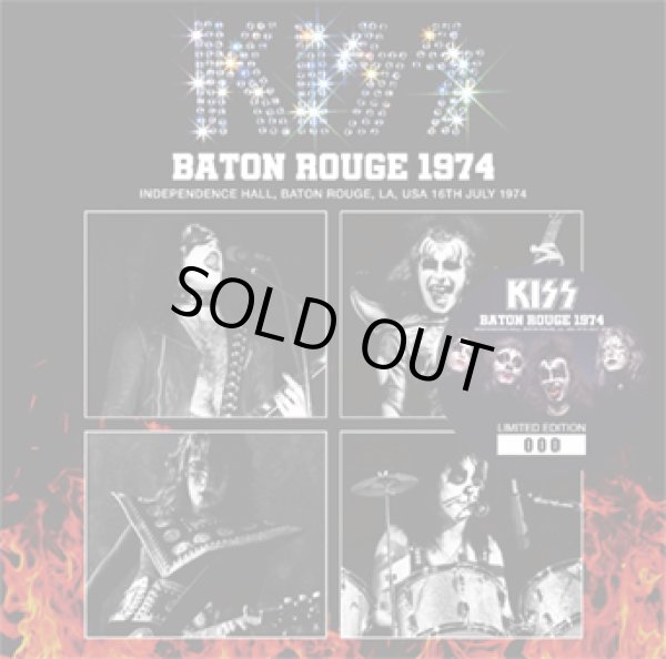 Photo1: KISS - BATON ROUGE 1974 CD [ZODIAC 695] ★★★STOCK ITEM / HOT WINTER SALE★★★ (1)