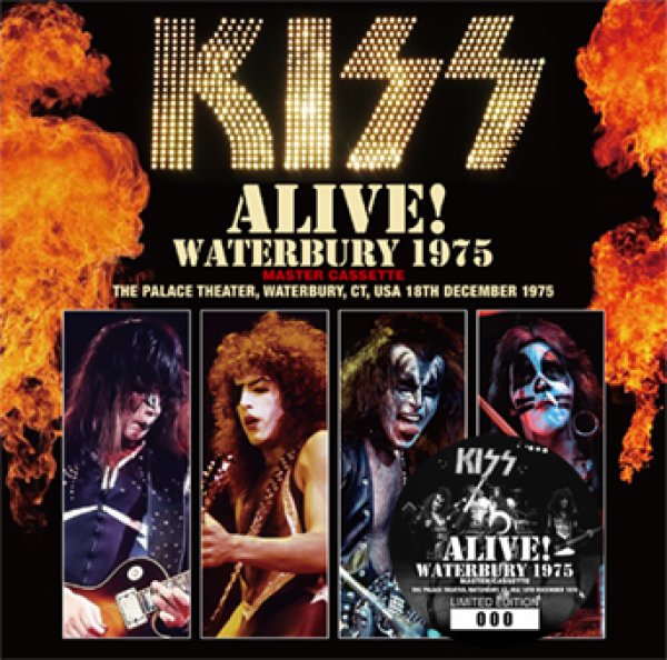 Photo1: KISS - WATERBURY 1975 MASTER CASSETTE CD [ZODIAC 696] (1)