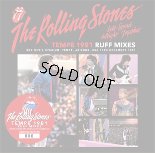 Photo1: THE ROLLING STONES - TEMPE 1981: RUFF MIXES 2CD ★★★STOCK ITEM / HOT WINTER SALE★★★ (1)