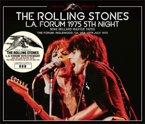 Photo1: THE ROLLING STONES - L.A. FORUM 1975 5TH NIGHT: MIKE MILLARD MASTER TAPES 3CD (1)