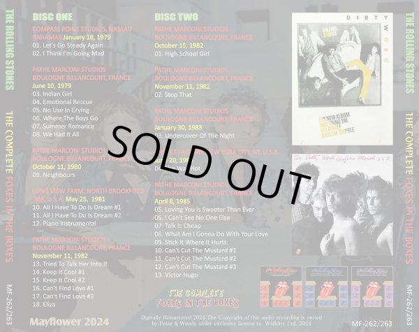 Photo2: THE ROLLING STONES - THE COMPLETE FOXES IN THE BOXES 2CD [MAYFLOWER] ★★★STOCK ITEM / HOT SPRING SALE★★★ (2)