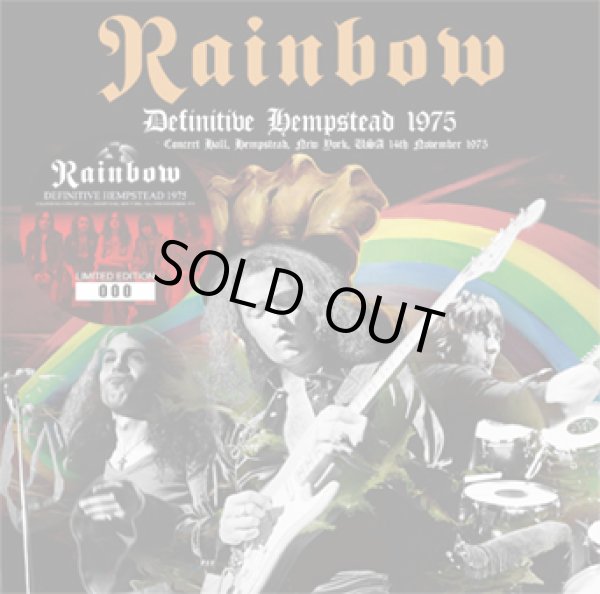 Photo1: RAINBOW - DEFINITIVE HEMPSTEAD 1975 2CD [RISING ARROW-074] ★★★STOCK ITEM / HOT WINTER SALE★★★ (1)