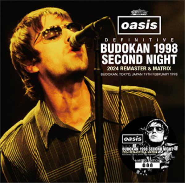 Photo1: OASIS - DEFINITIVE BUDOKAN 1998 SECOND NIGHT: 2024 REMASTER & MATRIX 2CD [Wardour-630] (1)