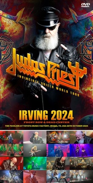 Photo1: JUDAS PRIEST - IRVING 2024: FRONT ROW & DEAD CENTER DVDR [Shades 2115] (1)