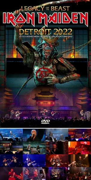 Photo1: IRON MAIDEN - DETROIT 2022 DVDR [Shades 2117] (1)