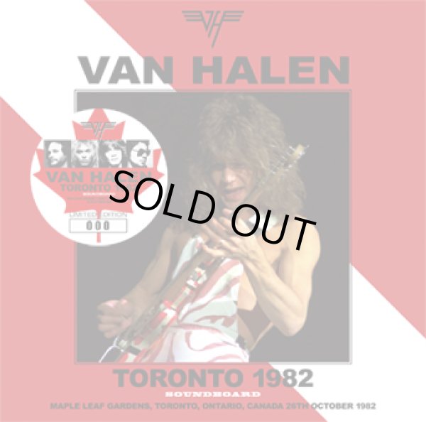 Photo1: VAN HALEN - TORONTO 1982 SOUNDBOARD 2CD [ZODIAC 702] ★★★STOCK ITEM / HOT WINTER SALE★★★ (1)