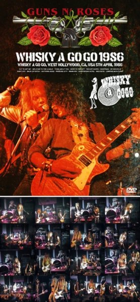 Photo1: GUNS N' ROSES - WHISKY A GO GO 1986 DVDR [Shades 2123] (1)